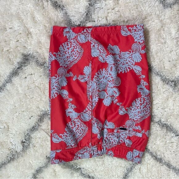 Nautica Red and Blue Floral Men's Hybrid Shorts - Picture 2 of 7